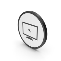 Icon Monitor With Arrow PNG & PSD Images