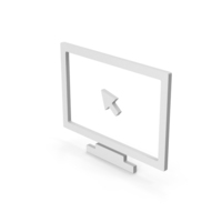 Symbol Monitor With Arrow PNG & PSD Images