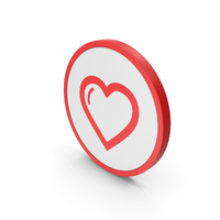 Icon Heart Red PNG & PSD Images