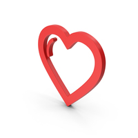 Symbol Heart Red PNG & PSD Images