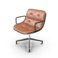 Vintage Knoll Pollock Executive Armchair PNG & PSD Images
