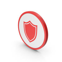 Icon Shield Red PNG & PSD Images