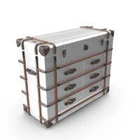 Richards Trunk Medium Chest Metal PNG & PSD Images