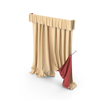 Yellow Curtain PNG & PSD Images
