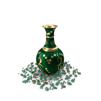 Vase Pot Golden Design PNG & PSD Images