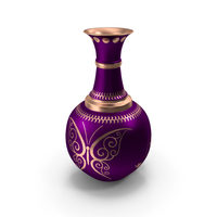 Vase Pot With Copper Design PNG & PSD Images