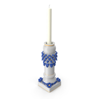 Candlestick With Candle PNG & PSD Images