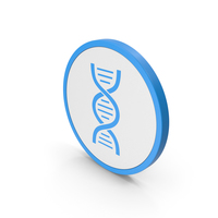 Icon DNA Blue PNG & PSD Images