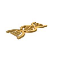 Gold Symbol DNA PNG & PSD Images