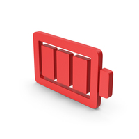 Symbol Battery Red PNG & PSD Images