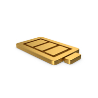 Gold Symbol Battery PNG & PSD Images