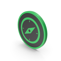 Icon Compass Green PNG & PSD Images