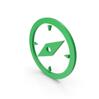 Symbol Compass Green PNG & PSD Images