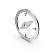 Symbol Compass Silver PNG & PSD Images