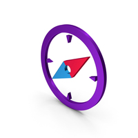 Compass Colored Metallic PNG & PSD Images