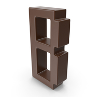 B Letter Brown PNG & PSD Images