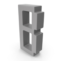 B Letter Grey PNG & PSD Images