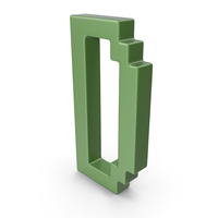 D Letter Green PNG & PSD Images