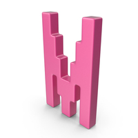 M Letter Pink PNG & PSD Images
