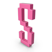 S Letter Pink PNG & PSD Images