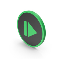 Icon Resume Button Green PNG & PSD Images