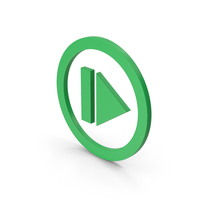 Symbol Resume Button Green PNG & PSD Images