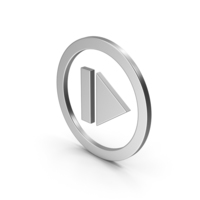 Symbol Resume Button Silver PNG & PSD Images