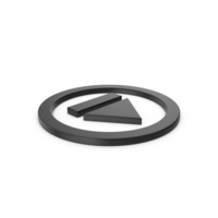 Black Symbol Resume Button PNG & PSD Images