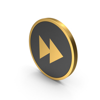 Gold Icon Next Button PNG & PSD Images