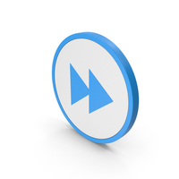 Icon Next Button Blue PNG & PSD Images