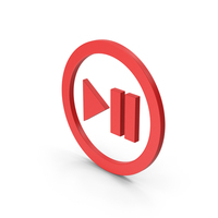 Play Pause Button Red PNG & PSD Images