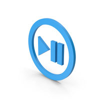 Play Pause Button Blue PNG & PSD Images
