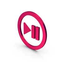 Play Pause Button Metallic PNG & PSD Images
