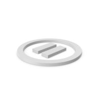 Pause Button Symbol PNG & PSD Images