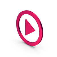 Symbol Play Button Metallic PNG & PSD Images
