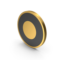 Icon Rec Button Gold PNG & PSD Images