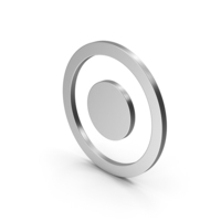 Symbol Rec Button Silver PNG & PSD Images