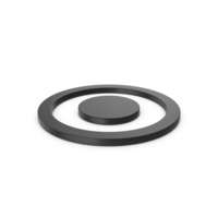 Black Symbol Rec Button PNG & PSD Images