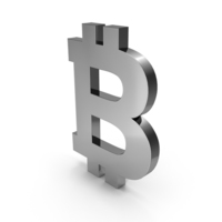 Bitcoin Silver PNG & PSD Images