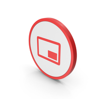 Icon Mini Player Red PNG & PSD Images