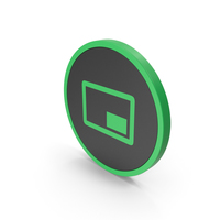 Icon Mini Player Green PNG & PSD Images
