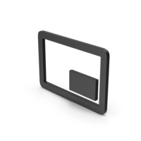 Symbol Multimedia Mini Player Black PNG & PSD Images