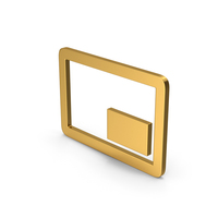 Symbol Mini Player Gold PNG & PSD Images
