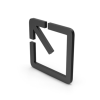 Symbol Expand Black PNG & PSD Images