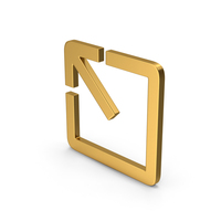 Symbol Expand Gold PNG & PSD Images