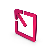 Symbol Expand Metallic PNG & PSD Images