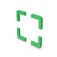 Symbol Fullscreen Green PNG & PSD Images