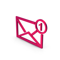 Symbol Missed Message Metallic PNG & PSD Images