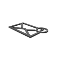 Black Symbol Missed Message PNG & PSD Images