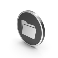Silver Icon Folder PNG & PSD Images